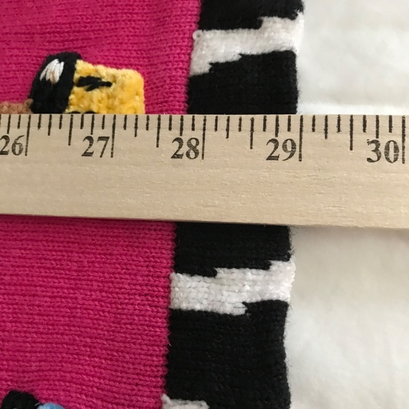 QUACKER FACTORY Zip Cardigan Sweater Whimsical Palm Tree Pink Women’s Size 1X 2X - Picture 13 of 16